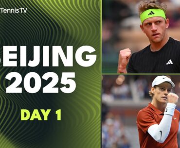 Sinner Takes On Cilic, Khachanov Faces Muller And More On Day One 💥 | Beijing 2025 Highlights Day 1