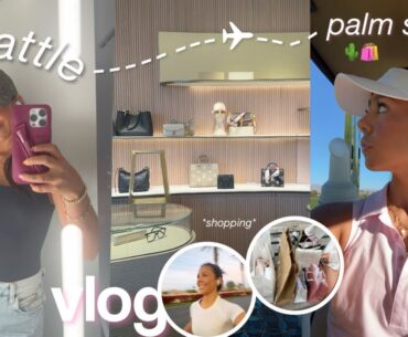 TRAVEL VLOG: Palm Springs days in my life *pickleball, shopping, golf, etc*