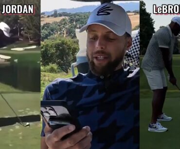 Stephen Curry rates NBA players golf swings - MJ, LeBron, Booker + more