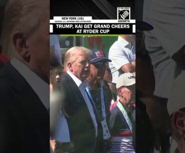 Trump attends Ryder Cup with granddaughter Kai Trump to cheers as home fans hope to boost US team