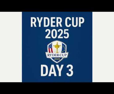 2025 Ryder Cup: Day 3 - BBC Radio 5 Live commentary