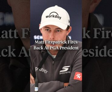 Matt Fitzpatrick responded to comparisons between fans at Bethpage to Rome. 🗣️