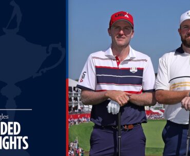 Shane Lowry vs Russell Henley Extended Highlights | Sunday Singles | 2025 Ryder Cup