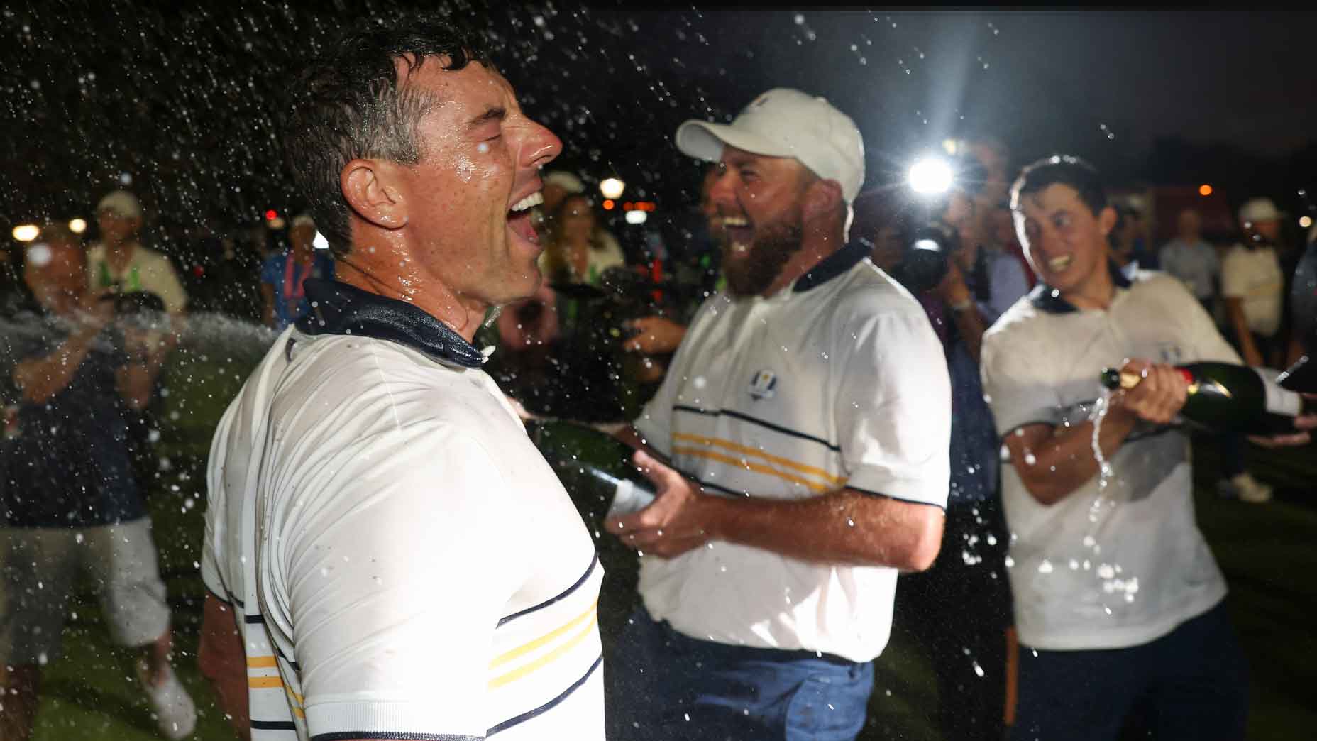 Rory McIlroy and Shane Lowry were among the heroes of this European team.