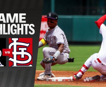 Rockies vs. Cardinals Game Highlights (6/9/24) | MLB Highlights