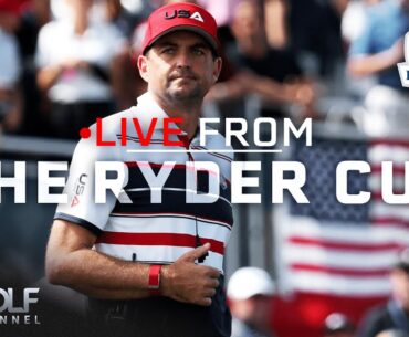 Keegan Bradley on course setup: I definitely made a mistake | Live From the Ryder Cup | Golf Channel