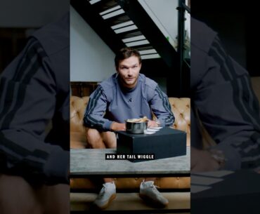 Nicolai Højgaard’s relationship with his dog is special 🐶 #adidas #golf #Hojgaard