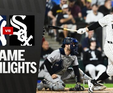 Yankees vs. White Sox Game Highlights (8/30/25) | MLB Highlights