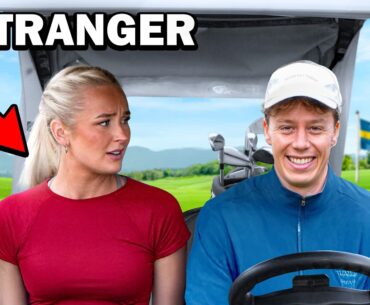Convincing a Stranger to Play Golf With Me in Sweden