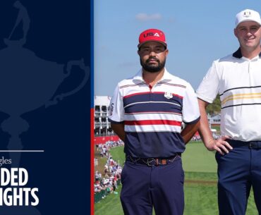 Sepp Straka vs J.J. Spaun Extended Highlights | Sunday Singles | 2025 Ryder Cup