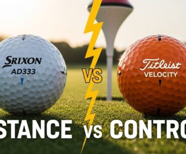Srixon AD333 vs Titleist Velocity Golf Balls Review and Comparison: Which Golf Ball Should You Play?