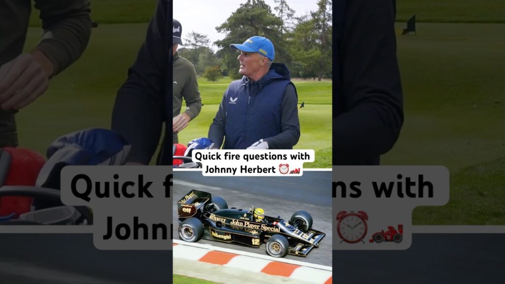 Quick fire questions with Johnny Herbert! ⏱️🏎️ #f1 #formula1 #johnnyherbert