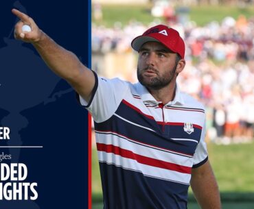 Rory McIlroy vs Scottie Scheffler Extended Highlights | Sunday Singles | 2025 Ryder Cup