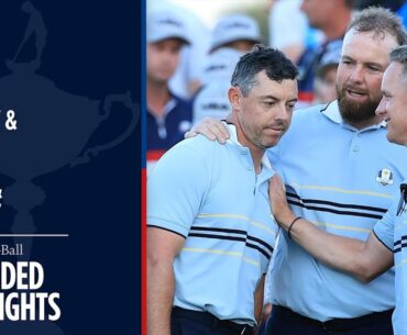 McIlroy/Lowry vs Burns/Cantlay Extended Highlights | Friday Four-Ball | 2025 Ryder Cup