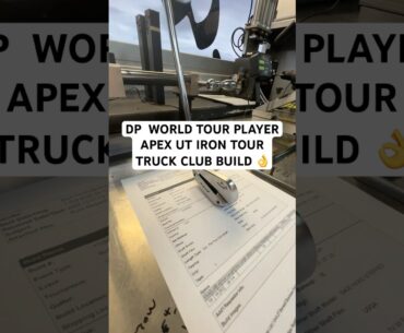 Building a driving iron for a Tour Player