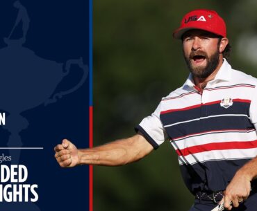 Cameron Young vs Justin Rose Extended Highlights | Sunday Singles | 2025 Ryder Cup
