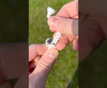 This INVISIBLE Golf Tee MASSIVELY Reduces Friction #golf #golftechnique #golfhacks