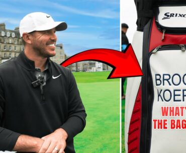 Brooks Koepka What's in the Bag 2025 at The Old Course, St Andrews