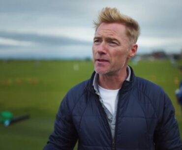 Ronan Keating, Connor Syme & John Paterson visited the St Andrews Links Junior Golf Association