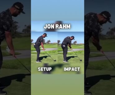 Setup Position vs Impact Position from the Best in the World #golf #golfswing #pgatour