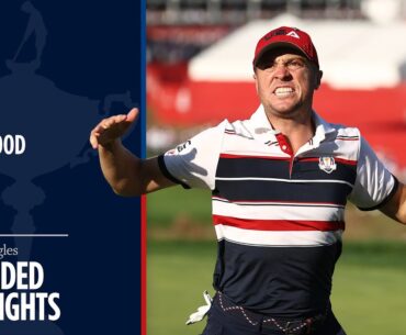 Tommy Fleetwood vs Justin Thomas Extended Highlights | Sunday Singles | 2025 Ryder Cup