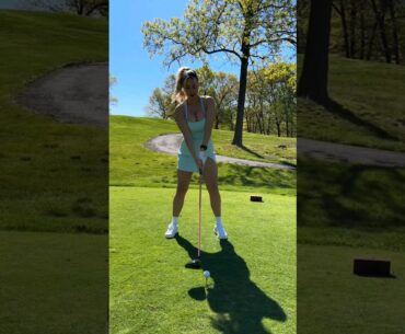 Paige Spiranac #golf #golfswing #shorts