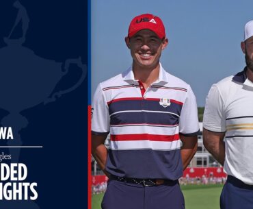 Tyrrell Hatton vs Collin Morikawa Extended Highlights | Sunday Singles | 2025 Ryder Cup