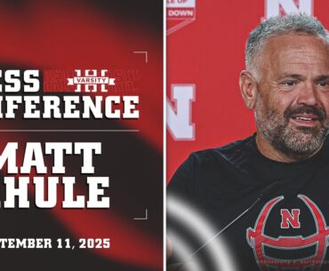 Matt Rhule Thursday Updates, Preparations for Houston Christian | Nebraska Football Press Conference