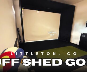 Tuff Shed Golf Simulator Build | Virtual Tee Installation (Littleton, CO)