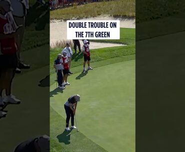 FIERY putts get the crowd going! 💥