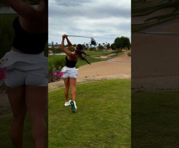 Amazing Golf Swing you need to see | Golf Girl awesome swing | Golf shorts |  Michele Uemoto