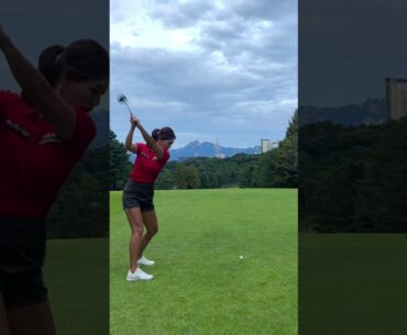 한양 CC 18번홀 티샷 북한산 뷰 😍 HanYang Country Club 18th hole tee box mountain view 🔥