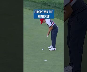 Europe WIN the 2025 Ryder Cup! 🏆