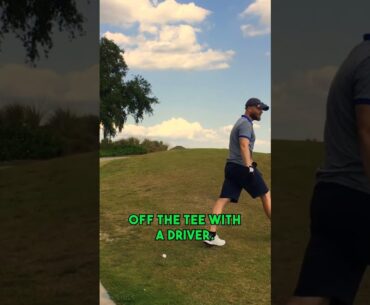 Epic Golf Fail: Sky Ball and Strategy on a Short Par 4 #shorts