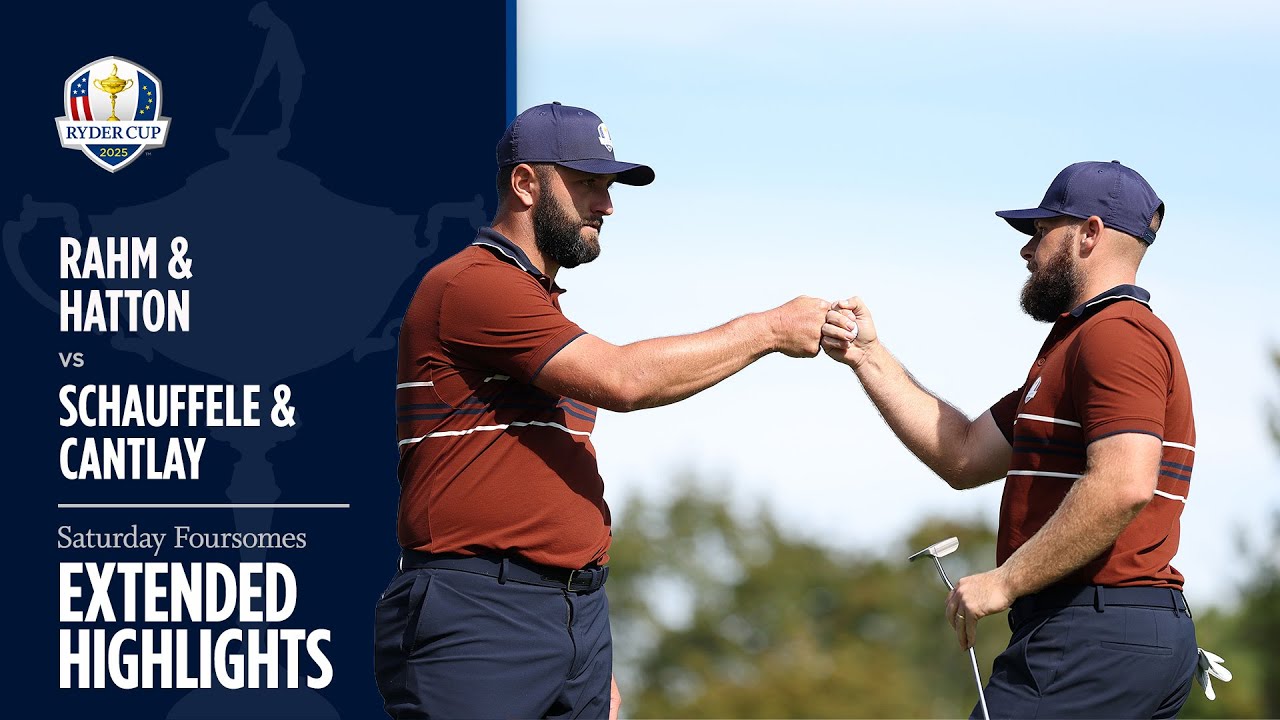 Rahm/Hatton vs Schauffele/Cantlay Extended Highlights | Saturday Foursomes | 2025 Ryder Cup Rahm/Hatton vs Schauffele/Cantlay Extended Highlights | Saturday Foursomes | 2025 Ryder Cup