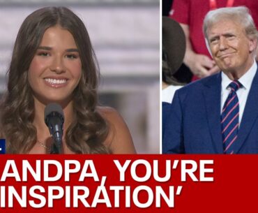 Kai Trump speaks about grandfather, Donald, at RNC: FULL SPEECH