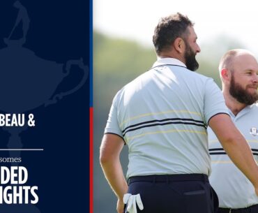 Rahm/Hatton vs DeChambeau/Thomas Extended Highlights | Friday Foursomes | 2025 Ryder Cup