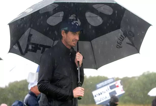 Andy Murray was due to play in the Alfred Dunhill Links Championship on Saturday before it was cancelled