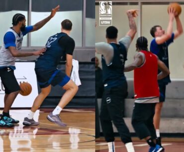 Cooper Flagg COOKING at practice with Anthony Davis & Klay Thompson 🔥