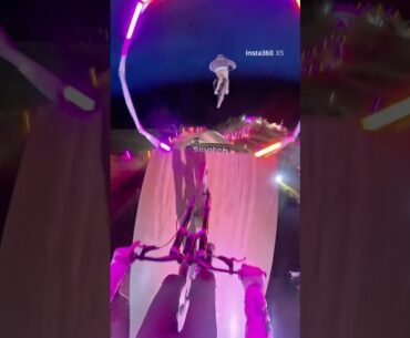 Mario Kart Rainbow road in real life! Following Matt Jones down the Swatch Nines course at night!!