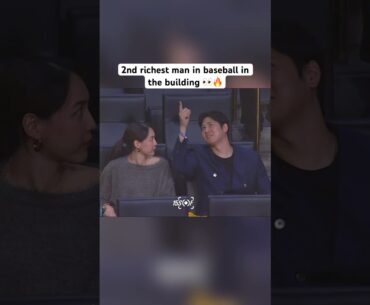 Shohei Ohtani was at the Lakers game while the Soto news dropped 😳 #ohtani #mlb #juansoto #shorts