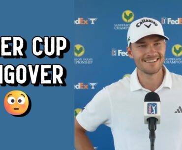 Ryder Cup Hangover? Rasmus Højgaard Needs A Cold Plunge!