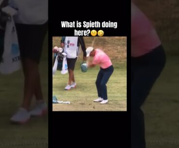 What Could Spieth Possibly Be Doing Here?😳