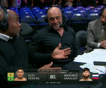 DC, Rogan & Anik react to Alex Pereira knocking out Magomed Ankalaev at UFC 320 | ESPN MMA