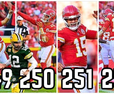 Patrick Mahomes OUTPACES Aaron Rodgers To 250!! (#NFL #PatrickMahomes #KansasCityChiefs)