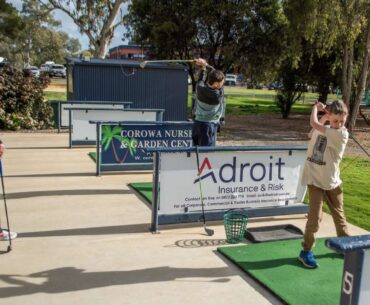 Swing into school holidays with golf