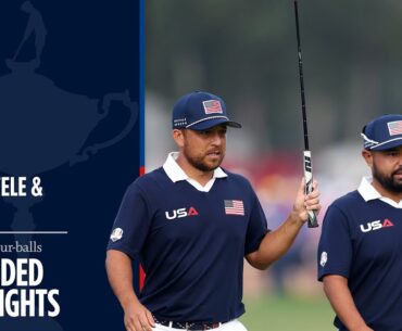 Rahm/Straka vs Spaun/Schauffele Extended Highlights | Saturday Four-Ball | 2025 Ryder Cup