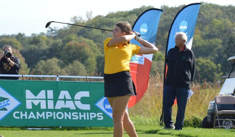 Women’s Golf Moves Up to Fifth Place in Round Two of MIAC Championship