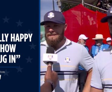 Rahm & Hatton Interview | Friday Foursomes | 2025 Ryder Cup