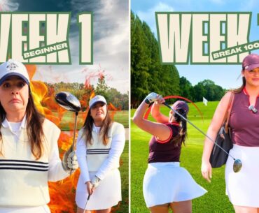 ⛳️ 12 WEEKS TO TEE OFF: CAN I BREAK 100? | Golf Girly Glow-Up Begins ⛳️ Part 1